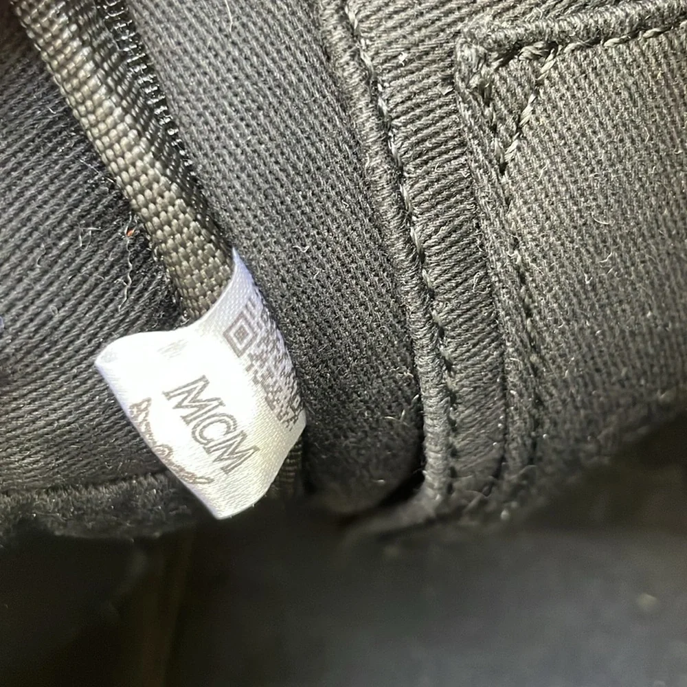 MCM leather backpack